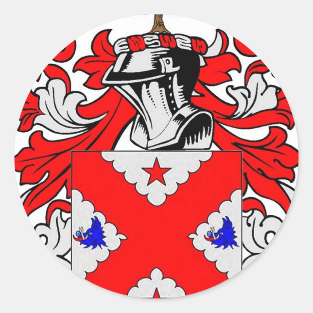 Anderson (Scottish) Coat of Arms Classic Round Sticker (Front)