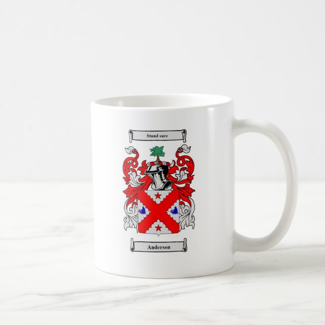Anderson (Scottish) Coat of Arms Coffee Mug (Right)