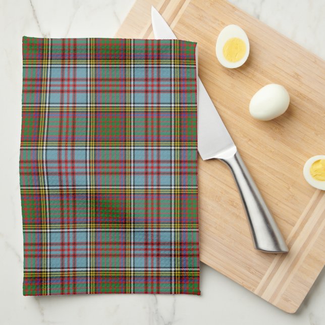 Anderson Scottish Tartan Plaid Kitchen Towel (Quarter Fold)