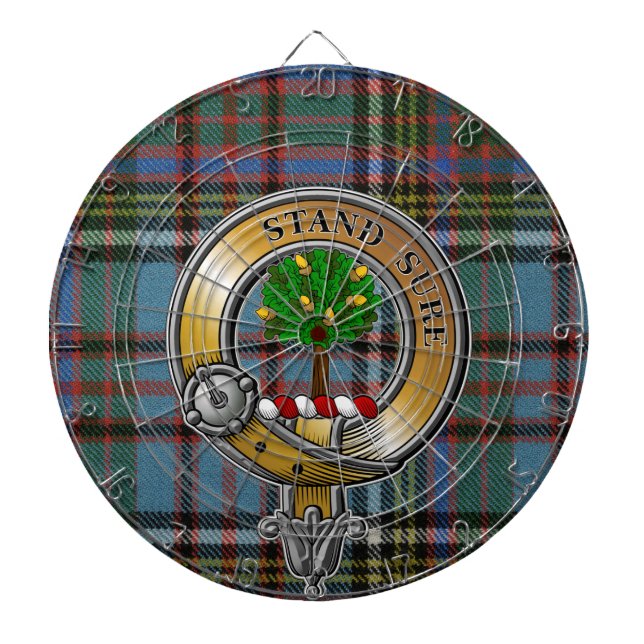 Anderson Tartan & Badge Dart Board (Front)