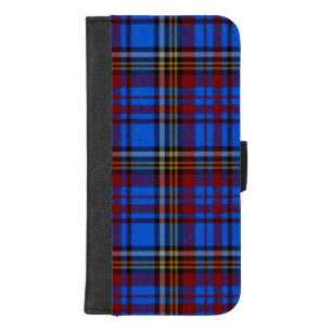 Anderson Tartan Clan Plaid Red Blue Yellow iPhone 8/7 Plus Wallet Case