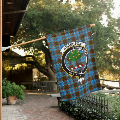 Anderson Tartan Flag Clan Badge
