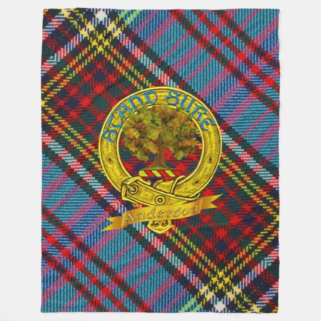 Anderson Tartan Fleece Blanket 3 (Front)