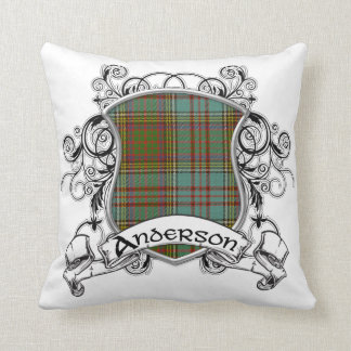 Anderson Tartan Shield Throw Pillow