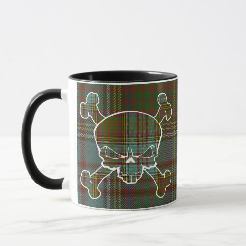 Anderson Tartan Skull No Banner Mug