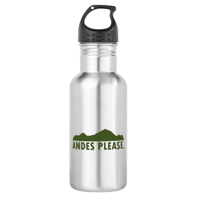 Andes Please Stainless Steel Water Bottle (Front)