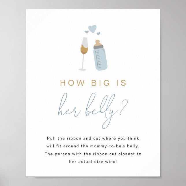 ANDI Blue Poppin' Bottles How Big Is Her Belly  Poster (Front)