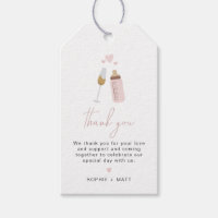 ANDI Pink Poppin Bottles Baby Girl Gift Tags