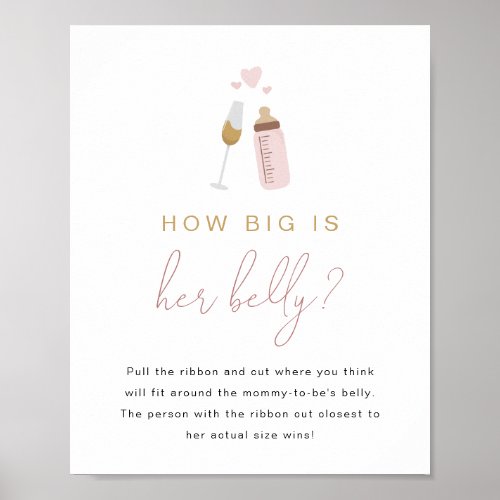ANDI Pink Poppin Bottles How Big Is Her Belly Poster