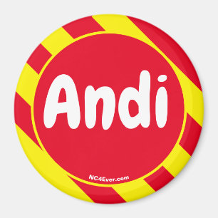 Andi Red/Yellow Magnet