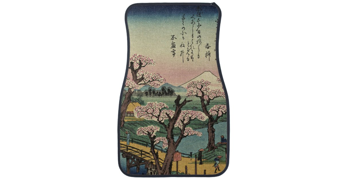 Ando Hiroshige Evening Glow At Koganei Bridge Car Floor Mat Zazzle Com Ando Hiroshige Evening Glow At Koganei Bridge Car Floor Mat Zazzle Com