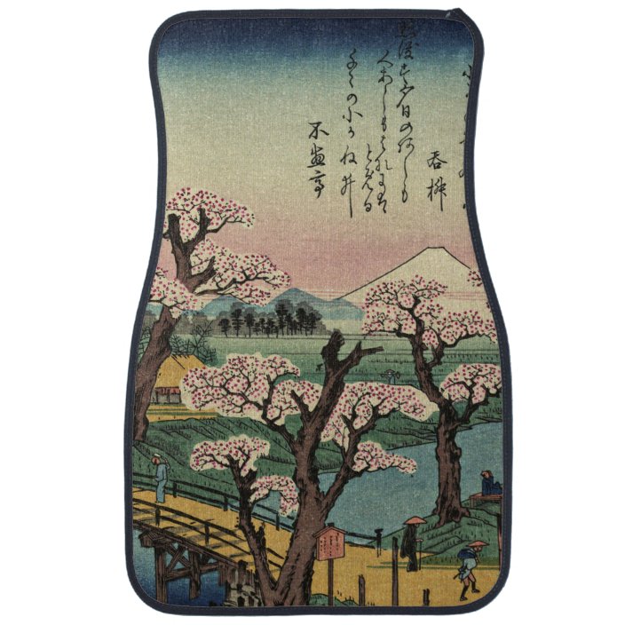 Ando Hiroshige Evening Glow At Koganei Bridge Car Floor Mat Zazzle Com Ando Hiroshige Evening Glow At Koganei Bridge Car Floor Mat Zazzle Com