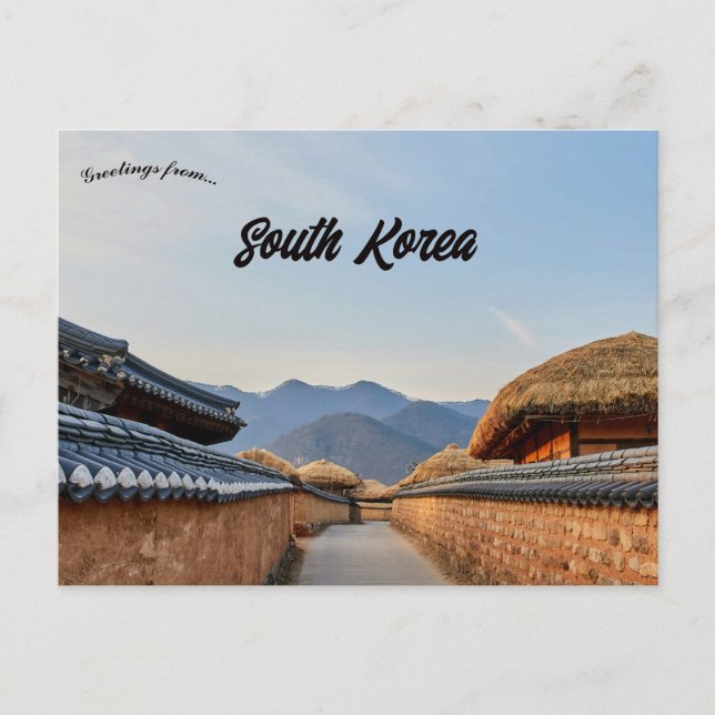 Andong South Korea Postcard (Front)