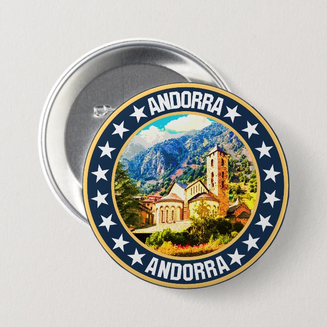 Andorra                                            button (Front & Back)
