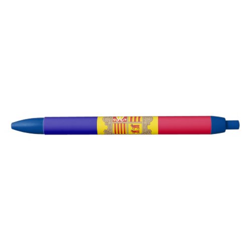 Andorra Country Flag Retractable Ballpoint Pen