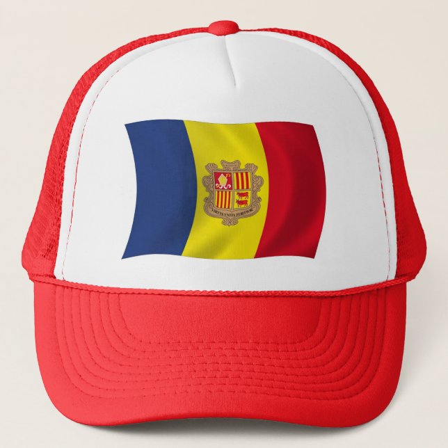 Andorra Flag Hat (Front)