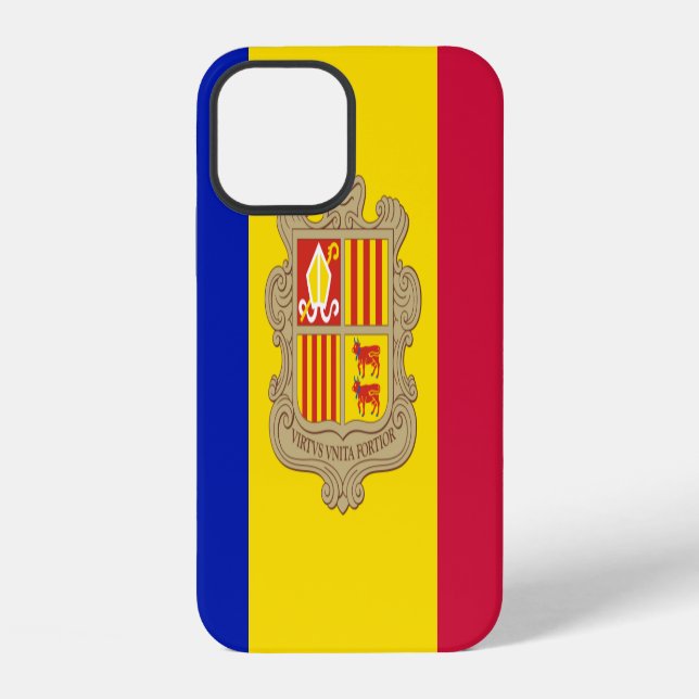 Andorra flag iphone case (Back)
