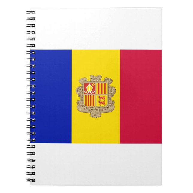 Andorra Flag Notebook (Front)