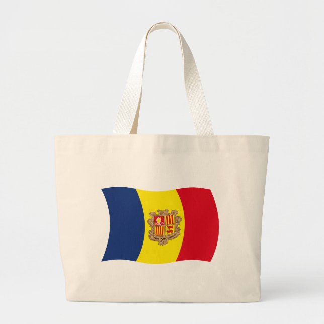Andorra Flag Tote Bag (Front)