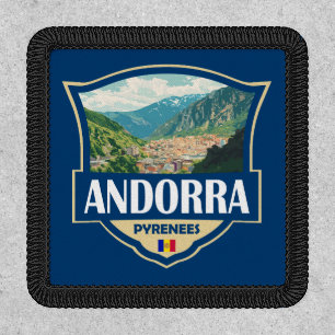 Andorra Illustration Retro Badge