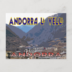 Andorra La Vella, Visit Andorra Postcard