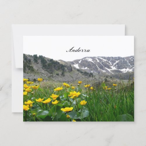 Andorra landscape card