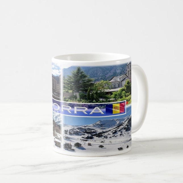 Andorra mountains - coffee mug (Front Right)