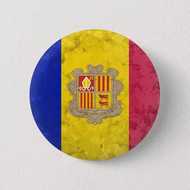 Andorra Pinback Button (Front)