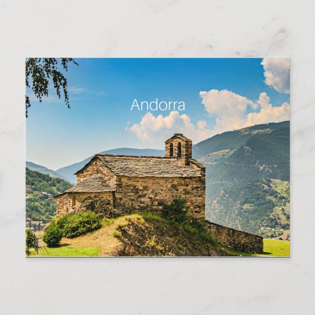 Andorra, Pyrenees mountain range Postcard (Front)