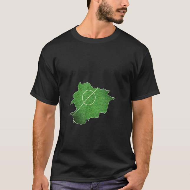 Andorra Soccer Football Court T-Shirt (Front)