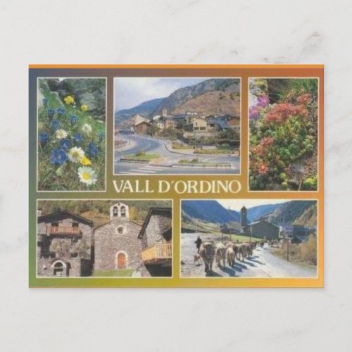 Andorra Vall dOrdino Postcard