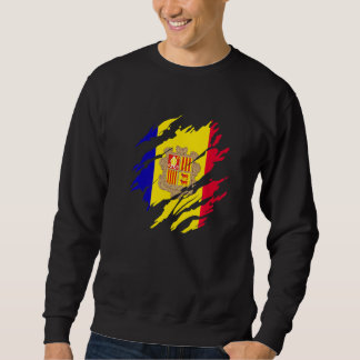 Andorran Flag Andorra   Sweatshirt