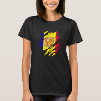 Andorran Flag Andorra   T-Shirt