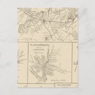 Andover, Merrimack Co Postcard