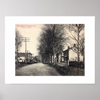Andover NJ, New Jersey, Main St, Vintage Style