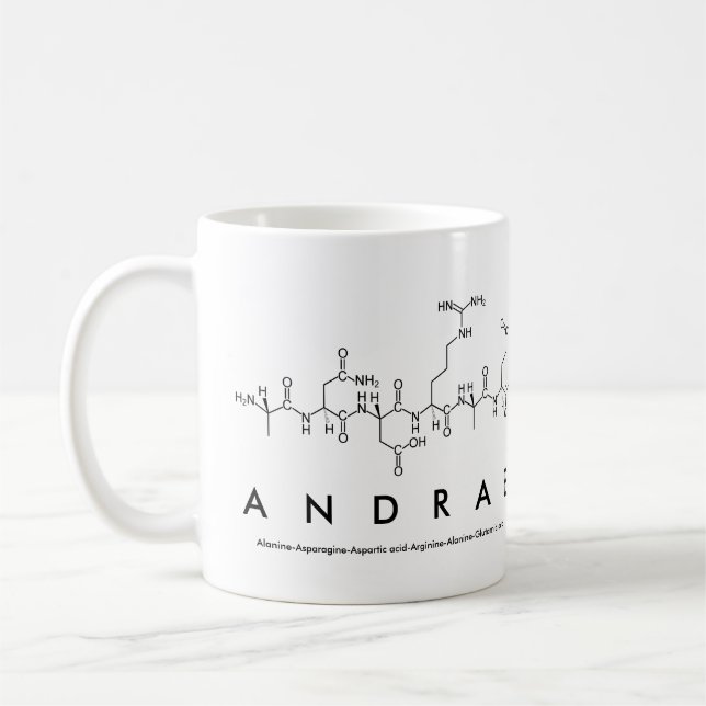 Andrae peptide name mug (Left)