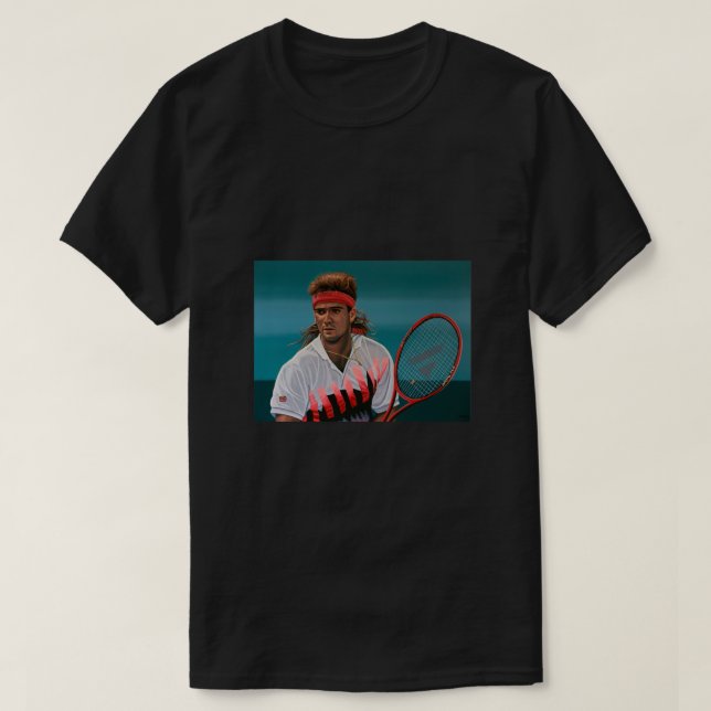 Andre Agassi Painting Classic T-Shirt (Design Front)