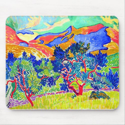 Andre Derain Mountains of Collioure Mouse Pad