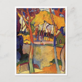 Andre Derain Three Trees Fine Art Postcard by lazyrivergreetings at Zazzle