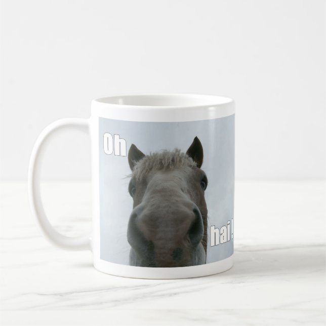 Andre says Hai! Coffee Mug (Left)