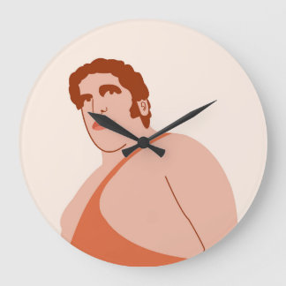Andre the Giant Large Clock