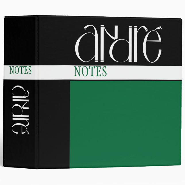 André white Avery Binder (Front/Spine)