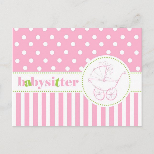 Andrea Babysitter Postcard (Front)