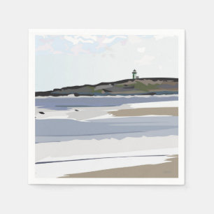 Andrea Brand #2 Popham - Stormy Popham Beach, Main Napkins