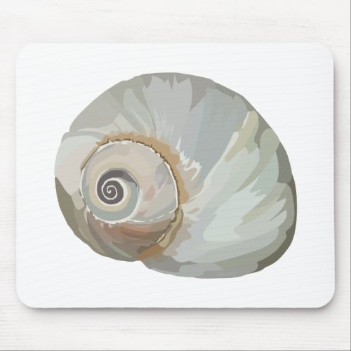 Andrea Brand 3 Sea Life  Maine Moon Snail Seashe Mouse Pad