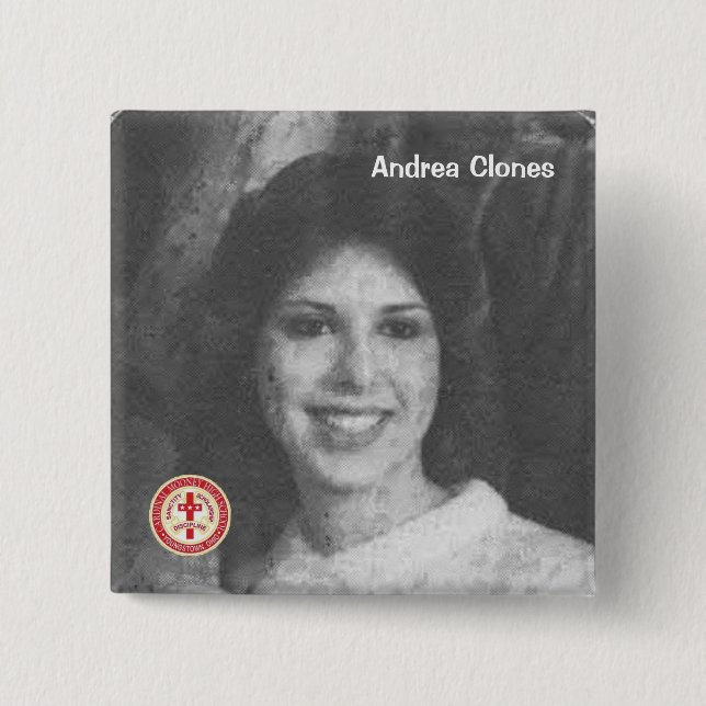 Andrea Clones Pinback Button (Front)