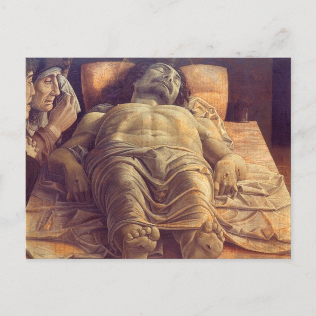 ANDREA MANTEGNA Lamentation of Christ 1480 Postcard Zazzle