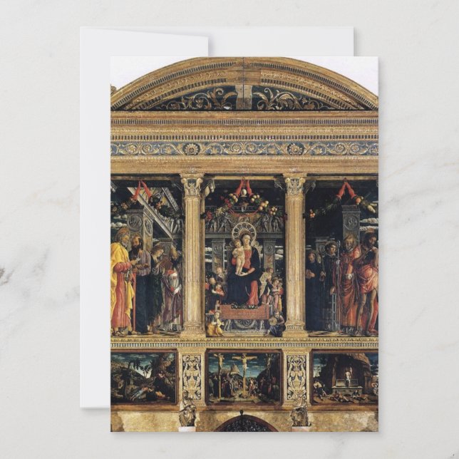 Andrea Mantegna - San Zeno Altarpiece Invitation (Front)