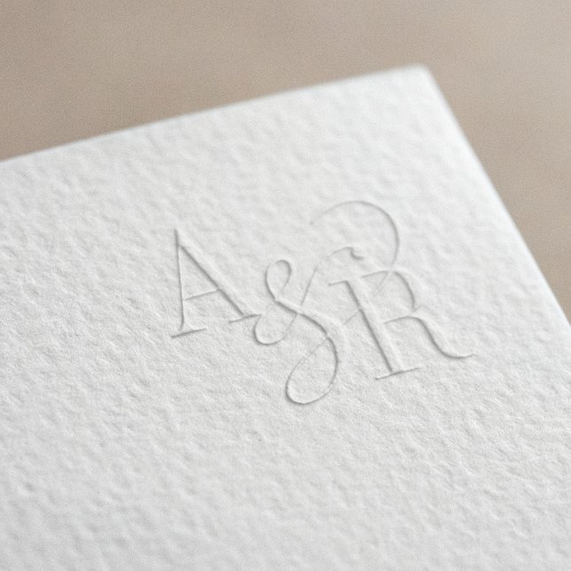 ANDREA Monogram Elegant Formal Classic Wedding Embosser (ANDREA Monogram Elegant Formal Classic Wedding Embosser)
