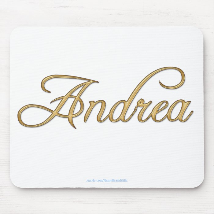 ANDREA Name Branded Personalised Gift Mousepad